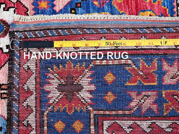 5'1" x 7'3" New Hand Knotted Orange Wool Rectangle Oriental Rug - MOA102592