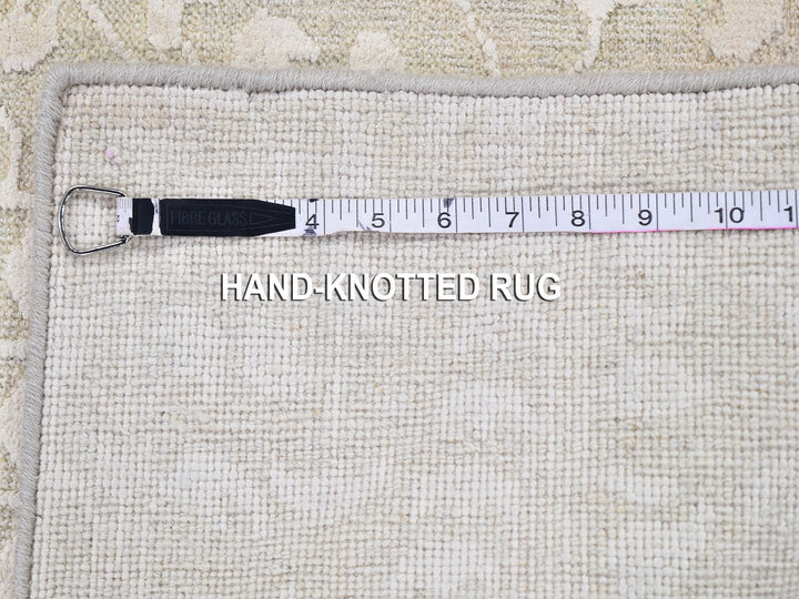 2'0" x 3'4" New Hand Knotted Ivory Wool & Silk Rectangle Oriental Rug - MOA10259537