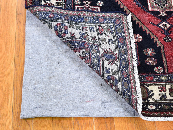 4'6" x 6'6" New Hand Knotted Blue Wool Rectangle Oriental Rug - MOA10259567