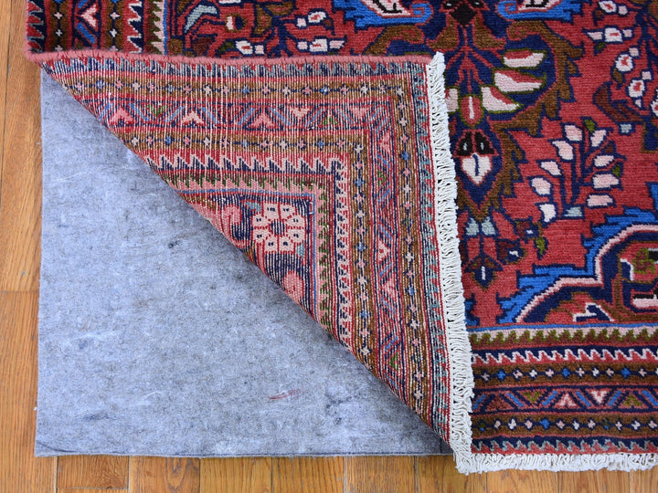 3'6" x 5'5" New Hand Knotted Red Wool Rectangle Oriental Rug - MOA10259655