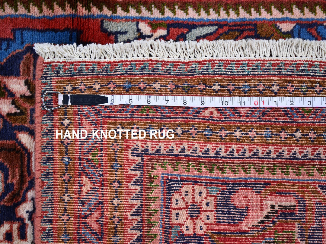 3'6" x 5'5" New Hand Knotted Red Wool Rectangle Oriental Rug - MOA10259655