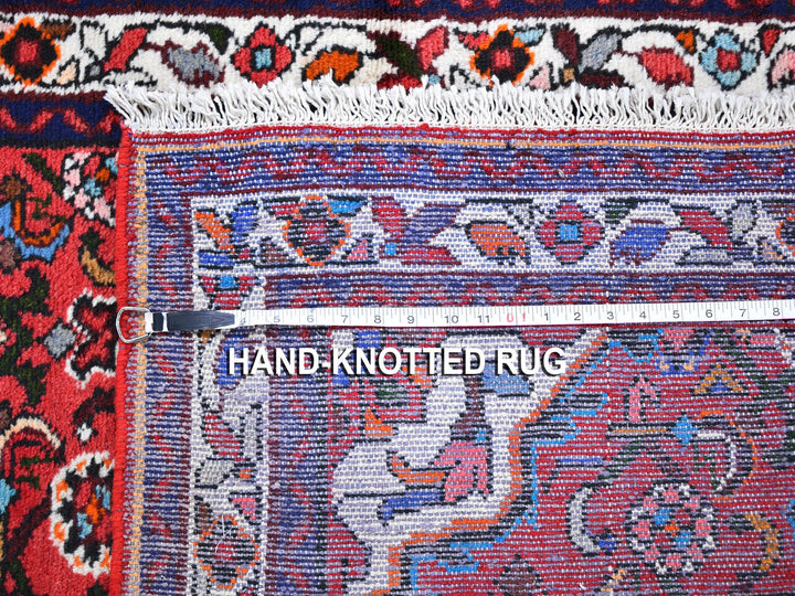 3'6" x 5'0" New Hand Knotted Red Wool Rectangle Oriental Rug - MOA10259677