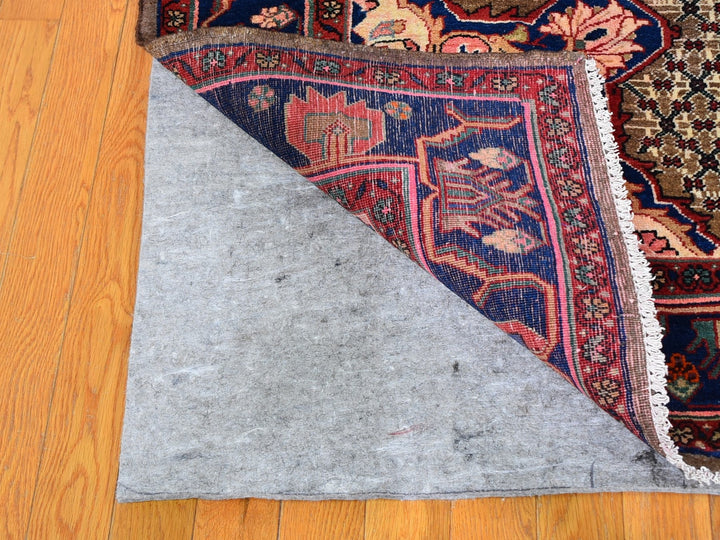 5'3" x 10'6" New Hand Knotted Brown Wool Rectangle Oriental Rug - MOA10259683