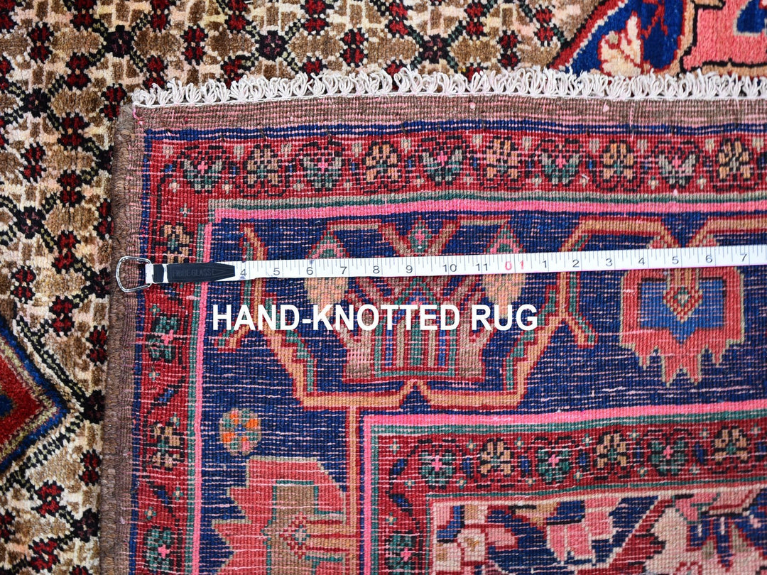 5'3" x 10'6" New Hand Knotted Brown Wool Rectangle Oriental Rug - MOA10259683