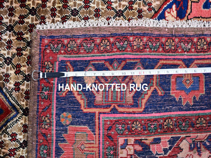 5'3" x 10'6" New Hand Knotted Brown Wool Rectangle Oriental Rug - MOA10259683