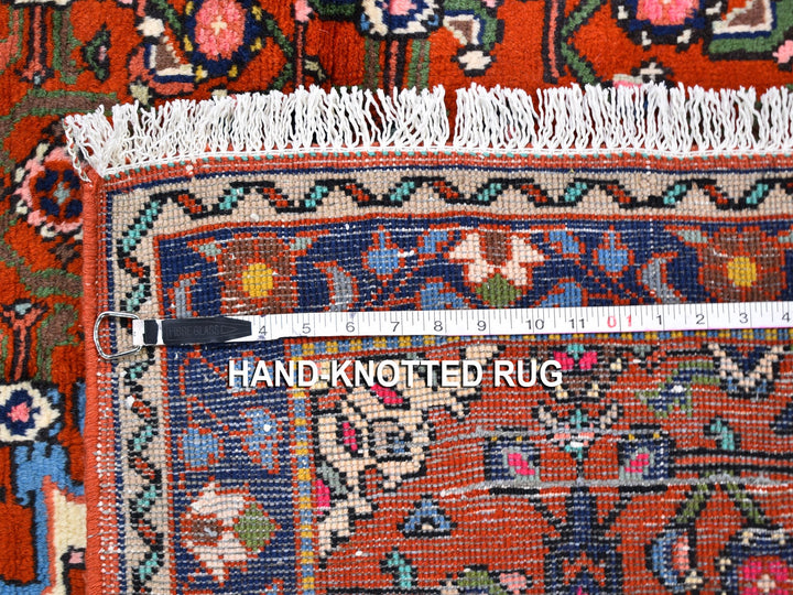 3'3" x 4'5" New Hand Knotted Orange Wool Rectangle Oriental Rug - MOA10259709