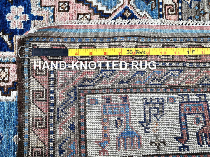 5'0" x 6'3" New Hand Knotted Pink Wool Rectangle Oriental Rug - MOA102597