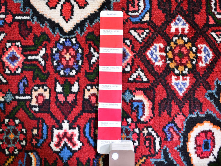 3'3" x 4'7" New Hand Knotted Red Wool Rectangle Oriental Rug - MOA10259932