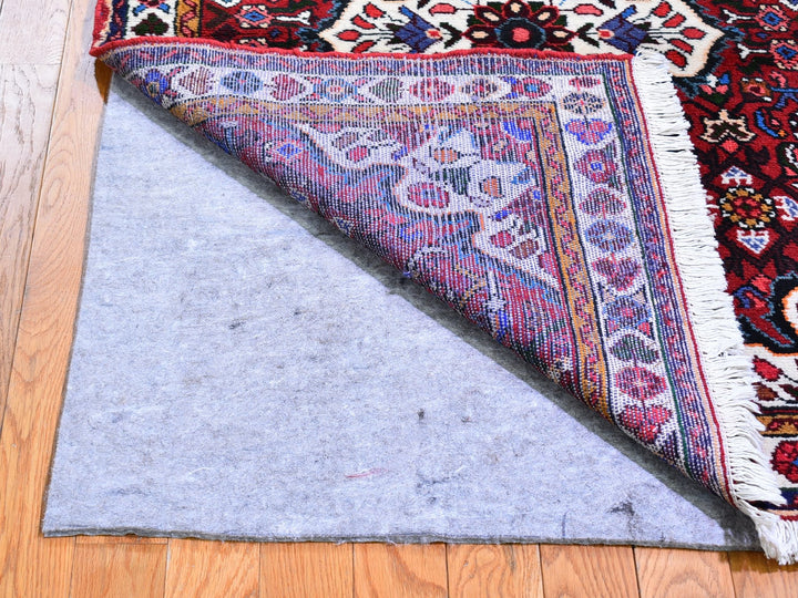 3'3" x 4'7" New Hand Knotted Red Wool Rectangle Oriental Rug - MOA10259932