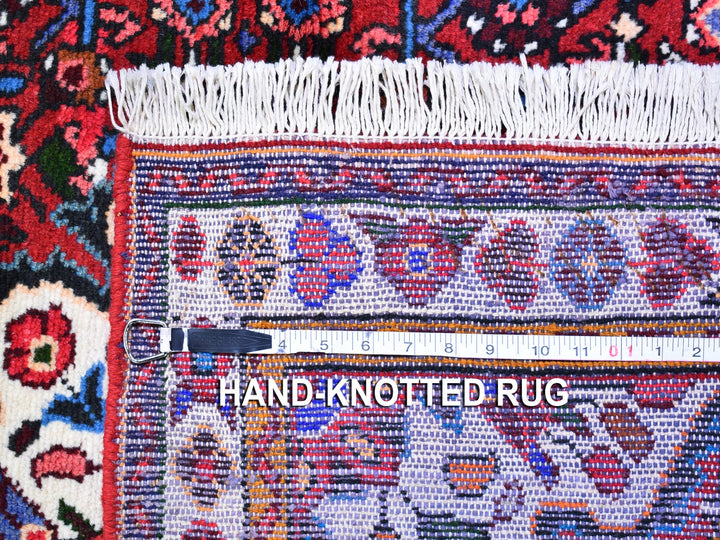 3'3" x 4'7" New Hand Knotted Red Wool Rectangle Oriental Rug - MOA10259932