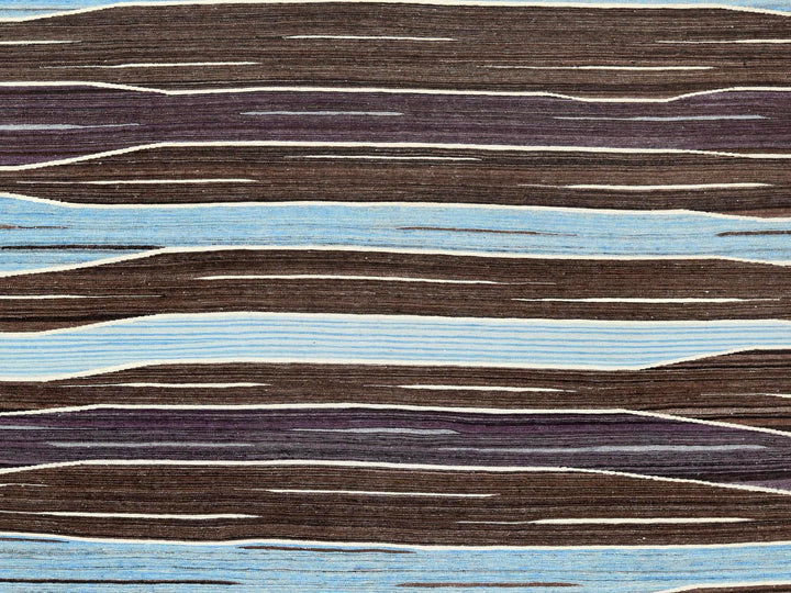 9'6" x 12'0" New Hand Woven Brown Wool Rectangle Oriental Rug - MOA10260036