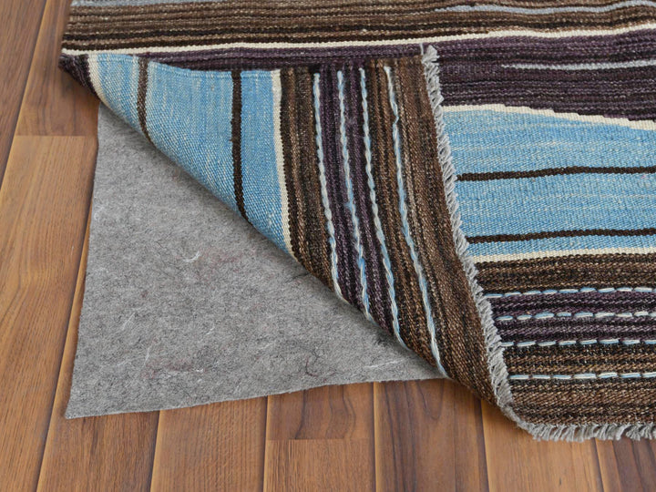 8'3" x 10'2" New Hand Woven Brown Wool Rectangle Oriental Rug - MOA10260039