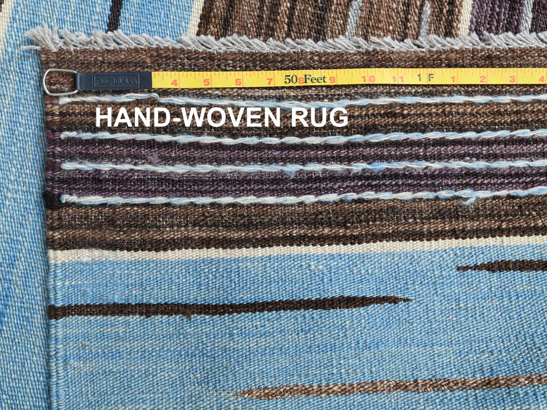8'3" x 10'2" New Hand Woven Brown Wool Rectangle Oriental Rug - MOA10260039