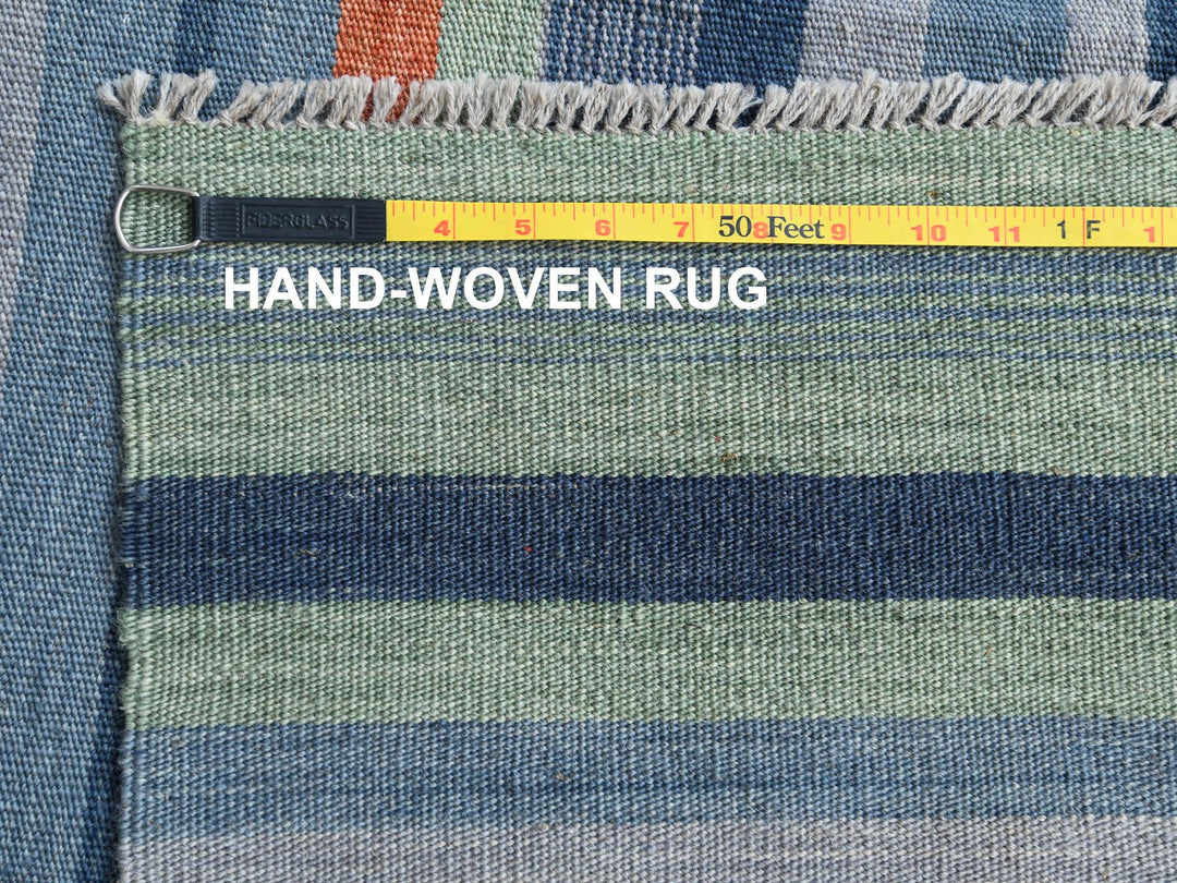 10'4" x 14'2" New Hand Woven Orange Wool Rectangle Oriental Rug - MOA10260050