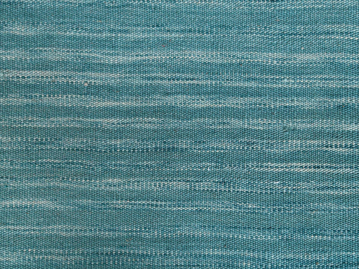 9'1" x 12'2" New Hand Woven Teal Wool Rectangle Oriental Rug - MOA10260086