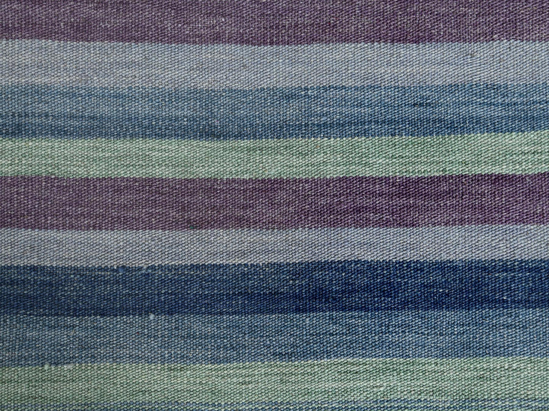 9'4" x 12'1" New Hand Woven Green Wool Rectangle Oriental Rug - MOA10260092