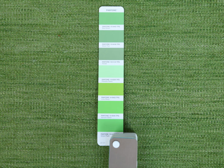 10'4" x 14'2" New Hand Woven Green Wool Rectangle Oriental Rug - MOA10260097