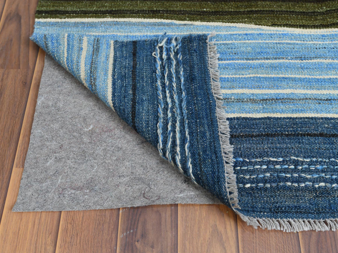8'5" x 9'10" New Hand Woven Brown Wool Rectangle Oriental Rug - MOA10260099