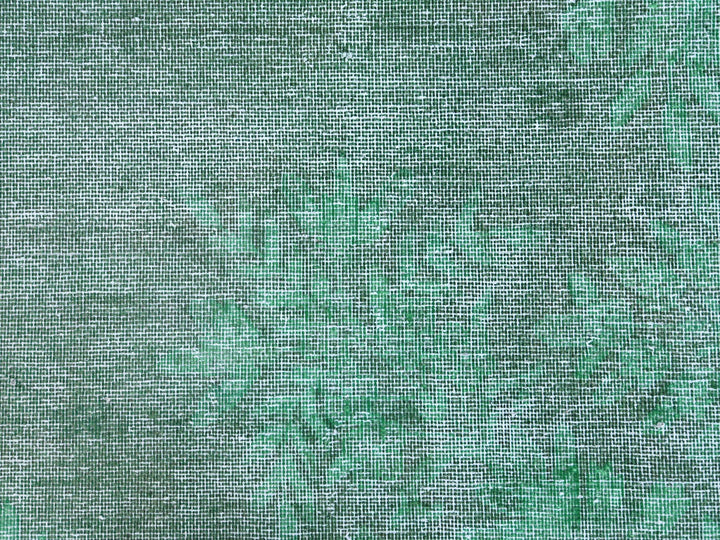 9'7" x 12'5" Vintage Hand Knotted Overdyed Worn Wool Rectangle Oriental Rug - MOA10260305