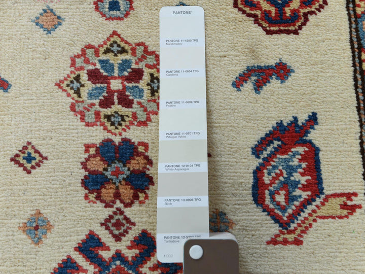 2'8" x 9'8" New Hand Knotted Ivory Wool Runner Oriental Rug - MOA10260725
