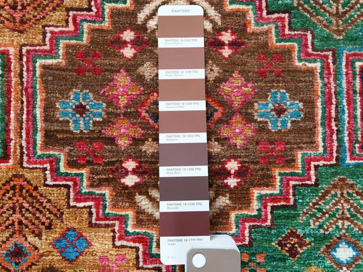 2'9" x 9'8" New Hand Knotted Multicolored Wool Runner Oriental Rug - MOA10260842