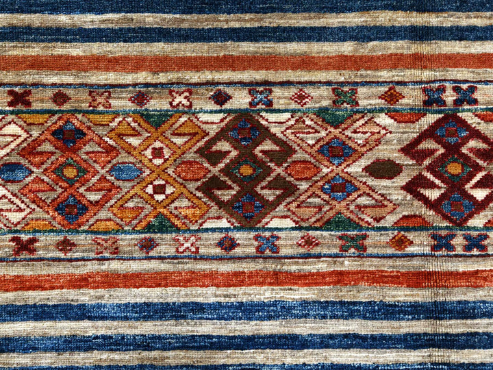 8'5" x 10'0" New Hand Knotted Brown Wool Rectangle Oriental Rug - MOA10261129