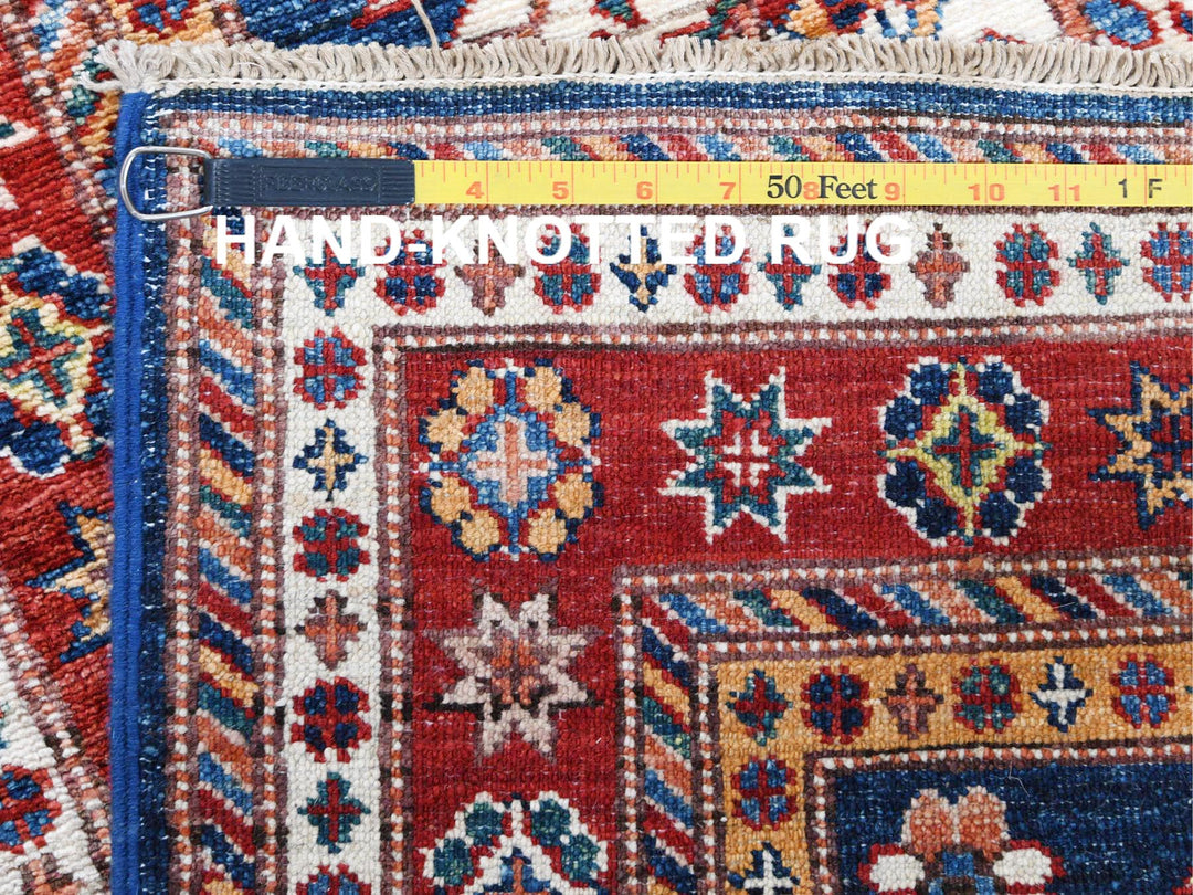 2'6" x 11'0" New Hand Knotted Blue Wool Runner Oriental Rug - MOA10261456
