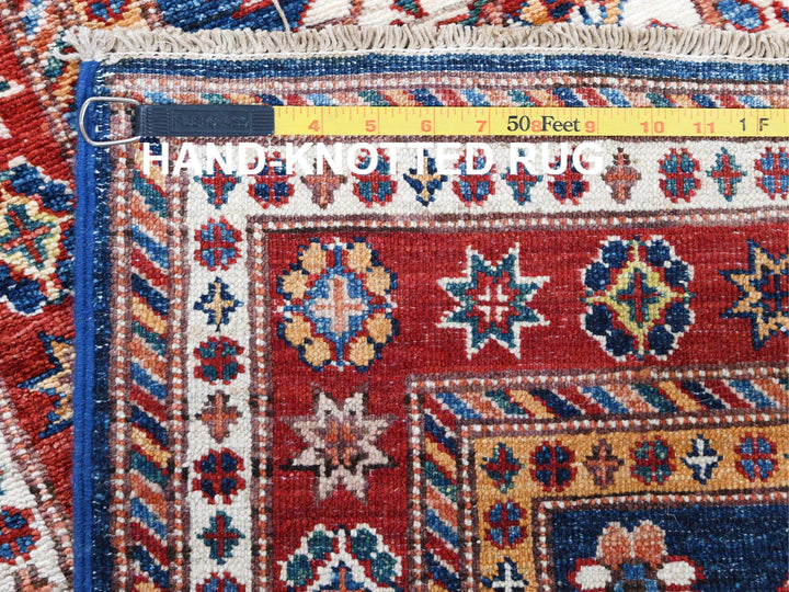 2'6" x 11'0" New Hand Knotted Blue Wool Runner Oriental Rug - MOA10261456