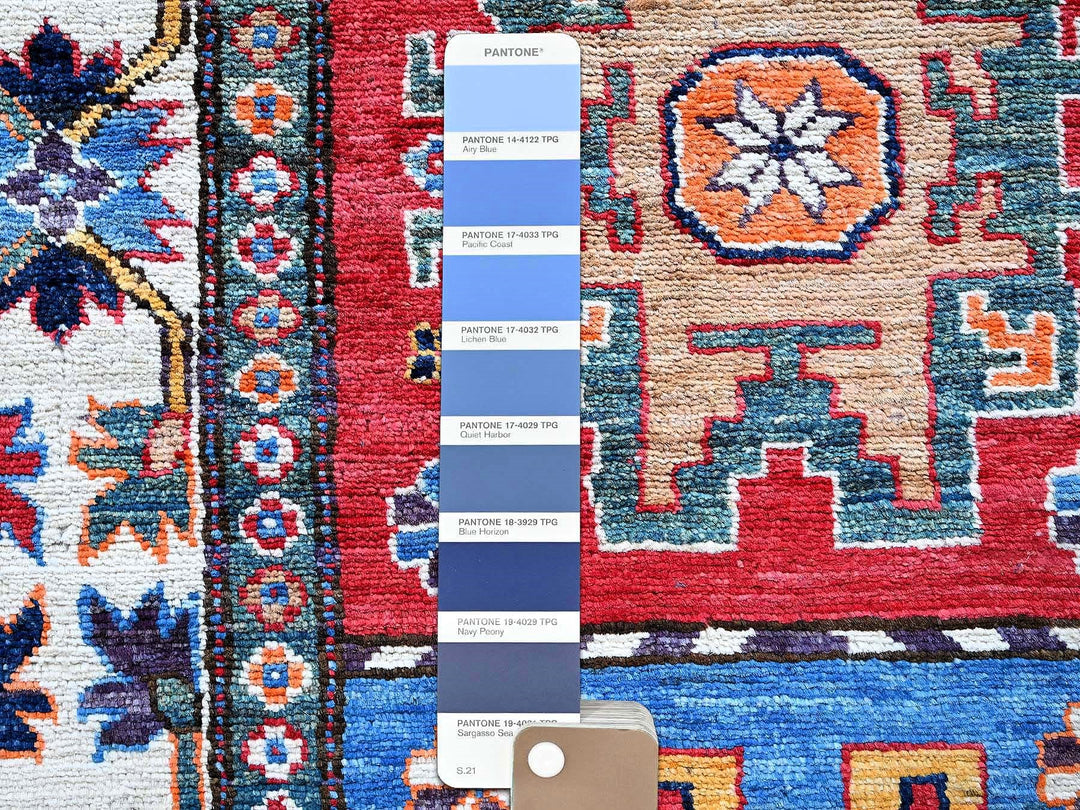 2'8" x 8'2" New Hand Knotted Red Wool Runner Oriental Rug - MOA102614