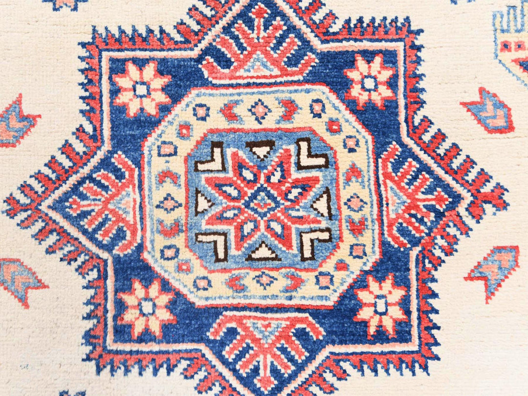 8'10" x 11'9" New Hand Knotted Beige Wool Rectangle Oriental Rug - MOA10261534