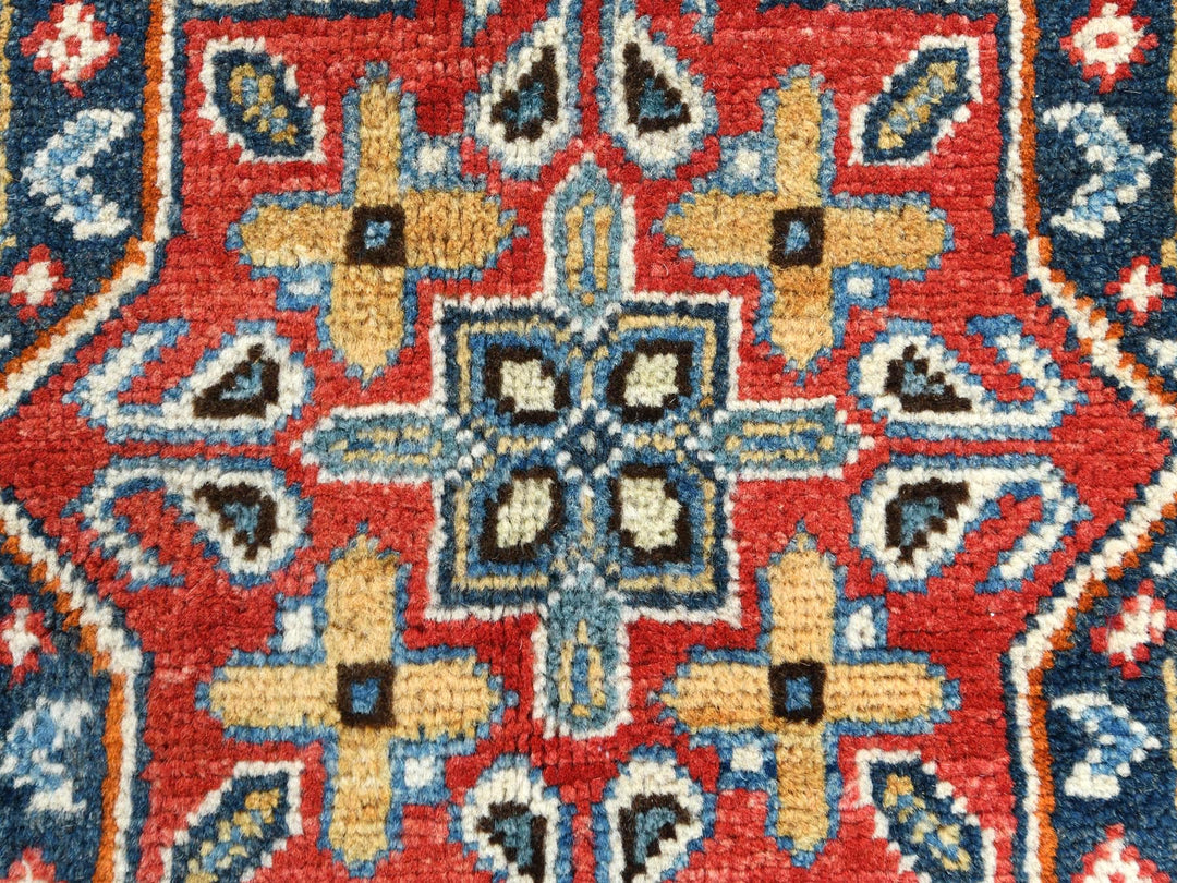 8'0" x 7'10" New Hand Knotted Brown Wool Round Oriental Rug - MOA10261678