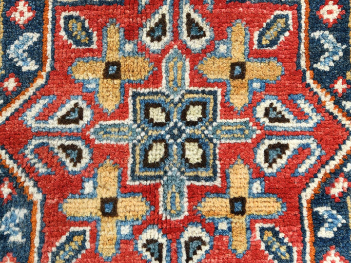 8'0" x 7'10" New Hand Knotted Brown Wool Round Oriental Rug - MOA10261678