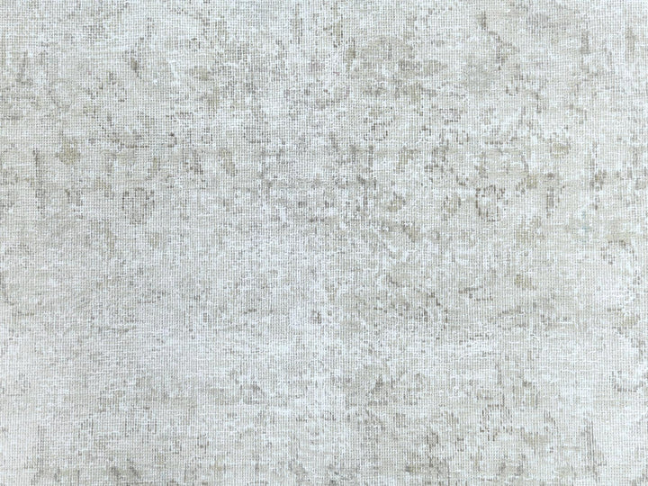 7'6" x 12'10" Vintage Hand Knotted Beige Worn Wool Rectangle Oriental Rug - MOA10261724