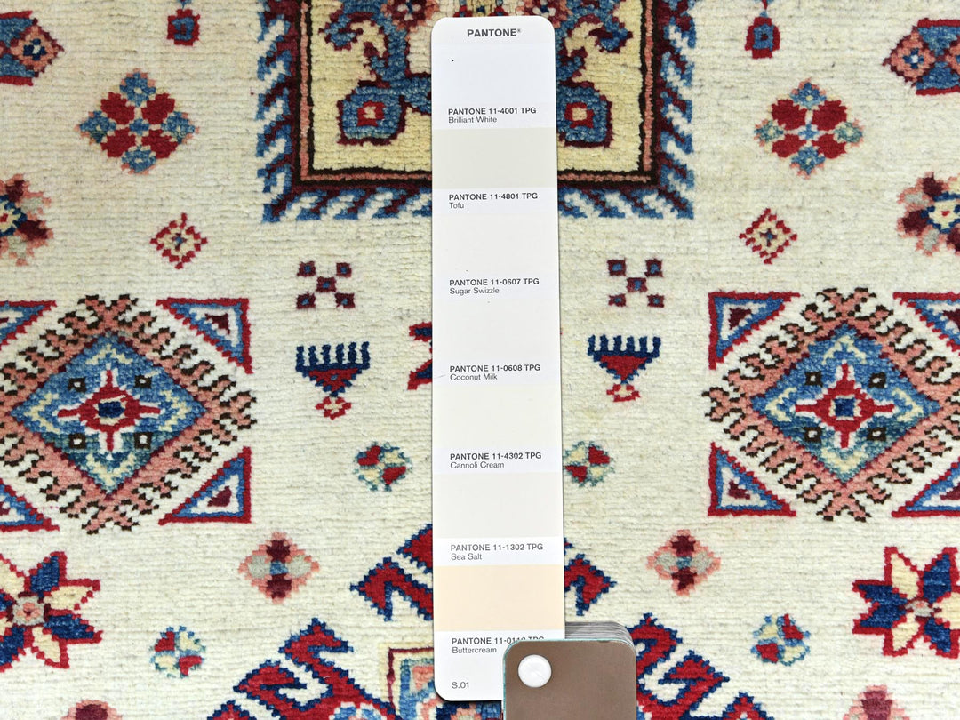 3'0" x 4'7" New Hand Knotted Ivory Wool Rectangle Oriental Rug - MOA10261809