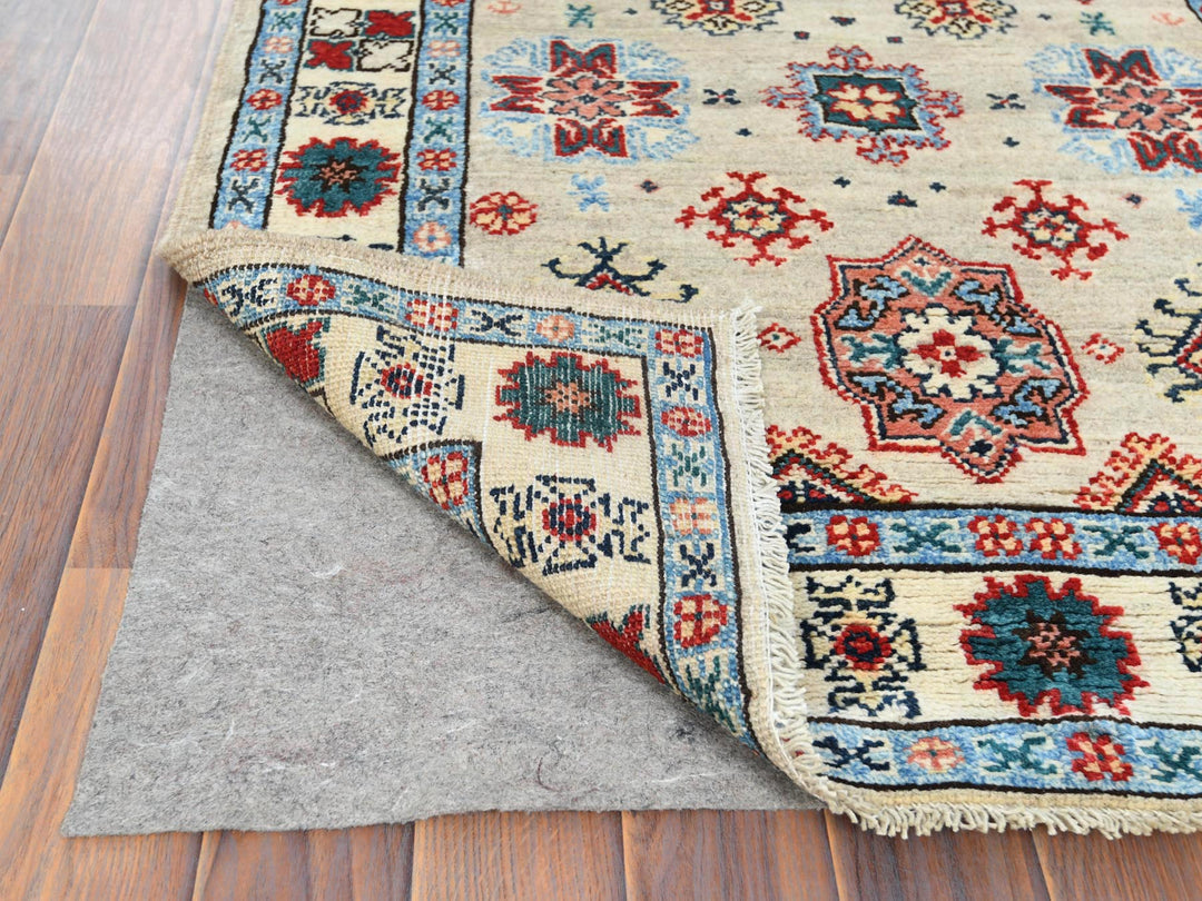 2'10" x 19'4" New Hand Knotted Grey Wool Runner Oriental Rug - MOA10261827