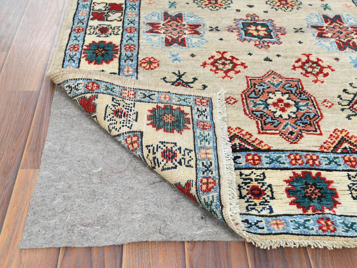 2'10" x 19'4" New Hand Knotted Grey Wool Runner Oriental Rug - MOA10261827