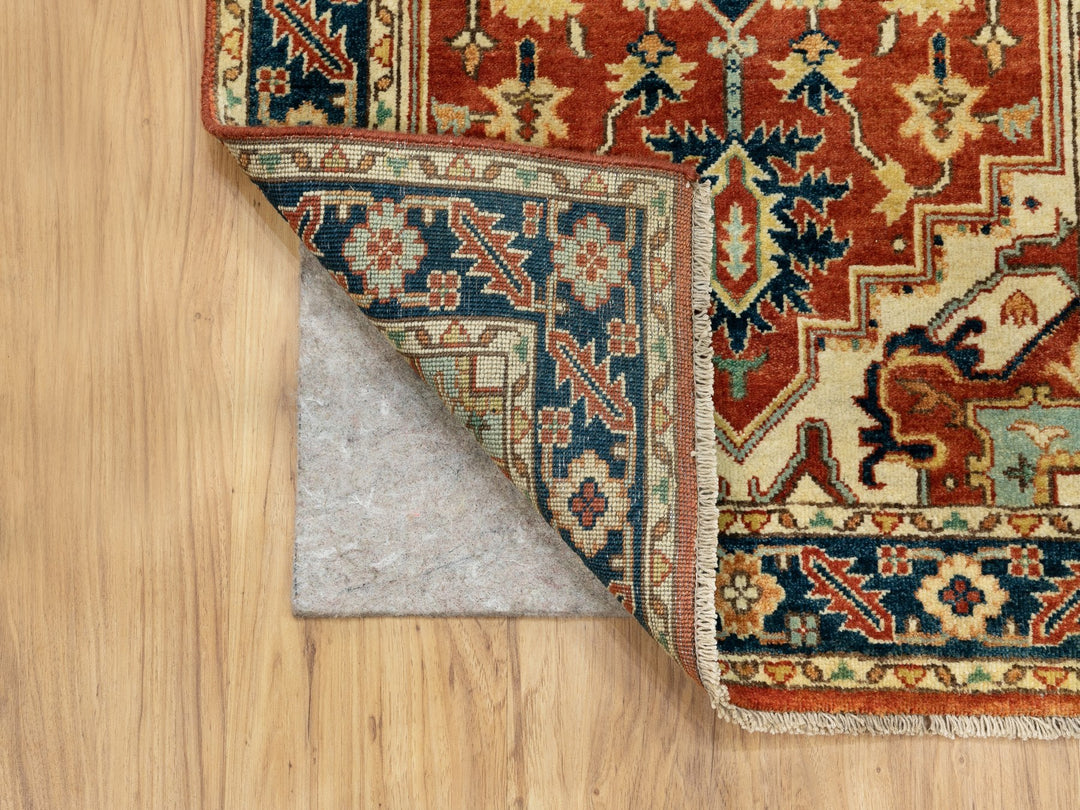 2'6" x 12'2" New Hand Knotted Red Wool Runner Oriental Rug - MOA10262011