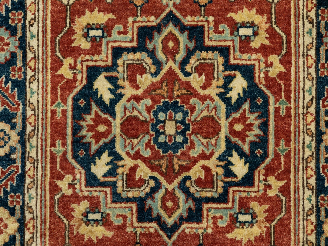 2'6" x 12'2" New Hand Knotted Red Wool Runner Oriental Rug - MOA10262011