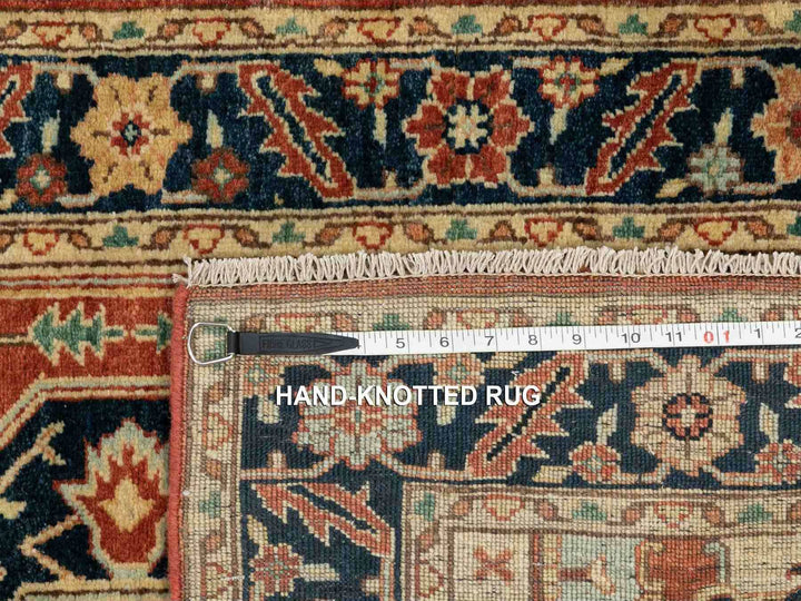 3'1" x 5'2" New Hand Knotted Red Wool Rectangle Oriental Rug - MOA10262018