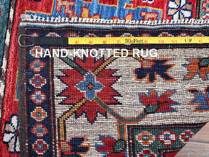2'8" x 9'2" New Hand Knotted Red Wool Runner Oriental Rug - MOA102620