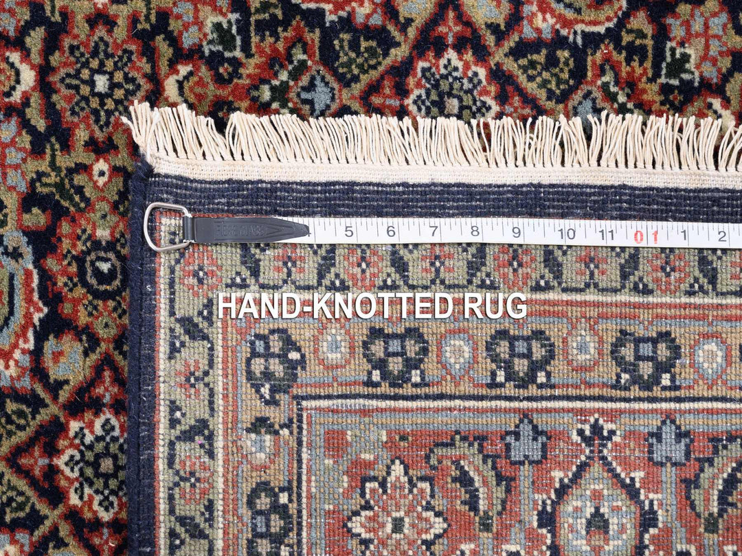 5'1" x 7'1" New Hand Knotted Black Wool & Silk Rectangle Oriental Rug - MOA10262342