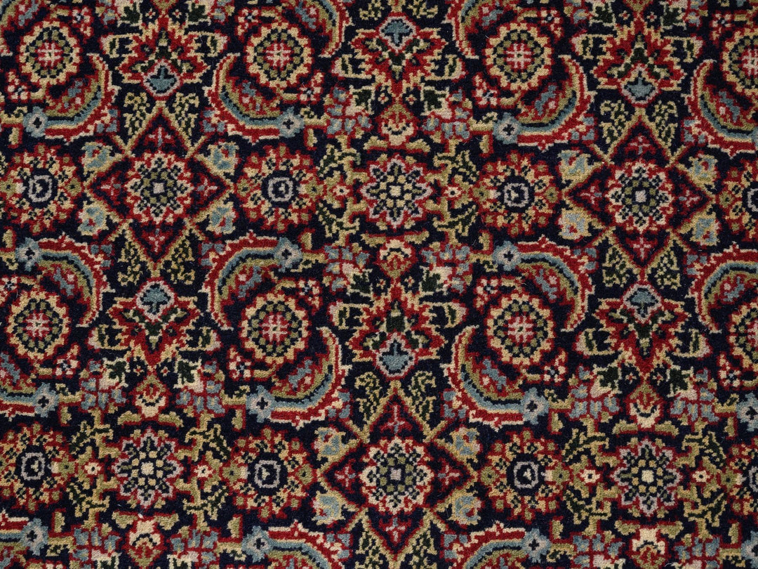4'0" x 6'0" New Hand Knotted Black Wool & Silk Rectangle Oriental Rug - MOA10262345