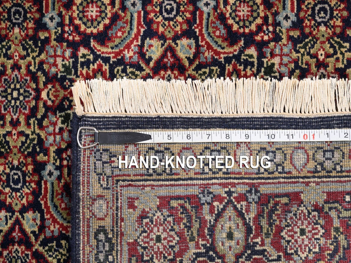 4'0" x 6'0" New Hand Knotted Black Wool & Silk Rectangle Oriental Rug - MOA10262345