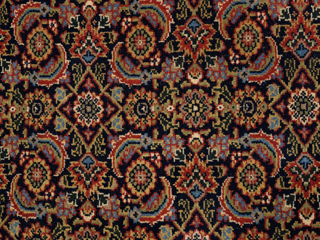 4'0" x 6'0" New Hand Knotted Black Wool & Silk Rectangle Oriental Rug - MOA10262346