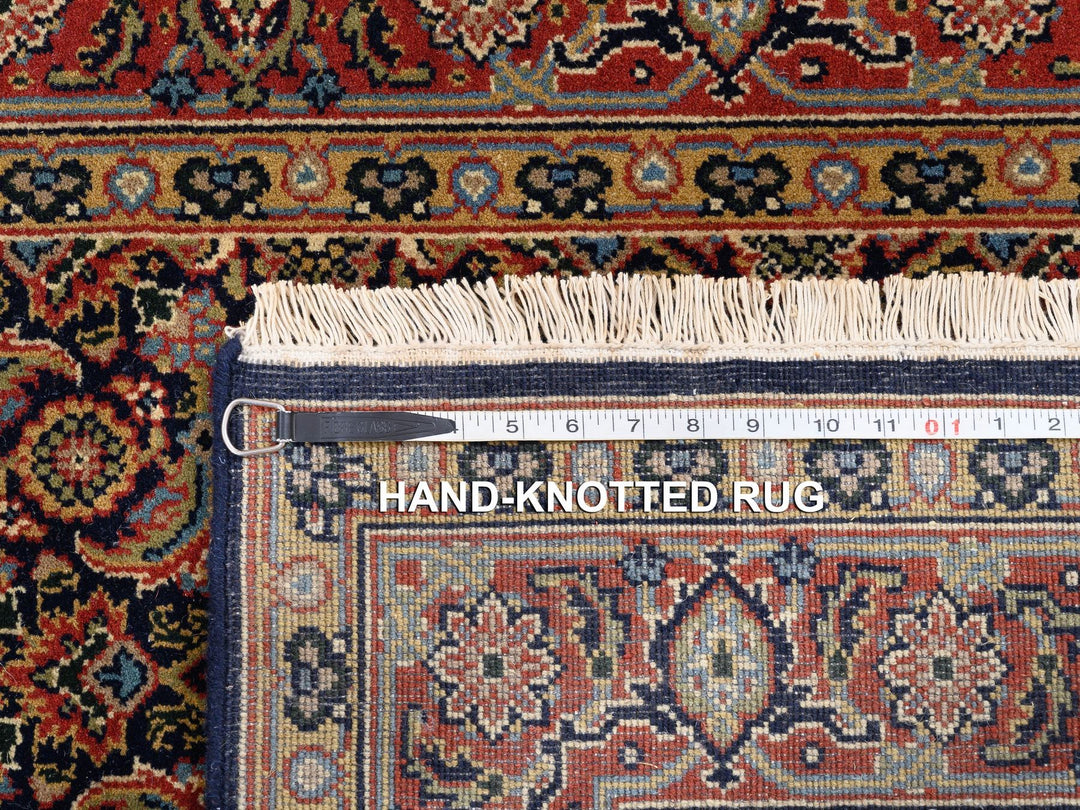 4'0" x 6'0" New Hand Knotted Black Wool & Silk Rectangle Oriental Rug - MOA10262346