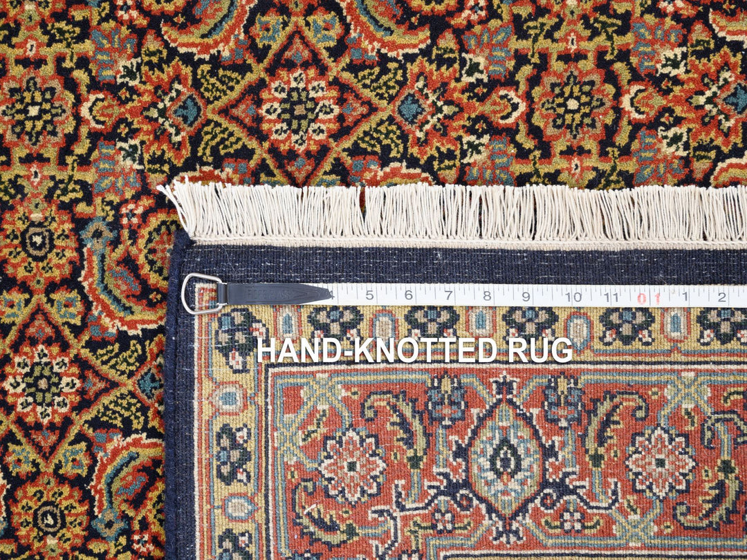 4'2" x 6'3" New Hand Knotted Black Wool Rectangle Oriental Rug - MOA10262978
