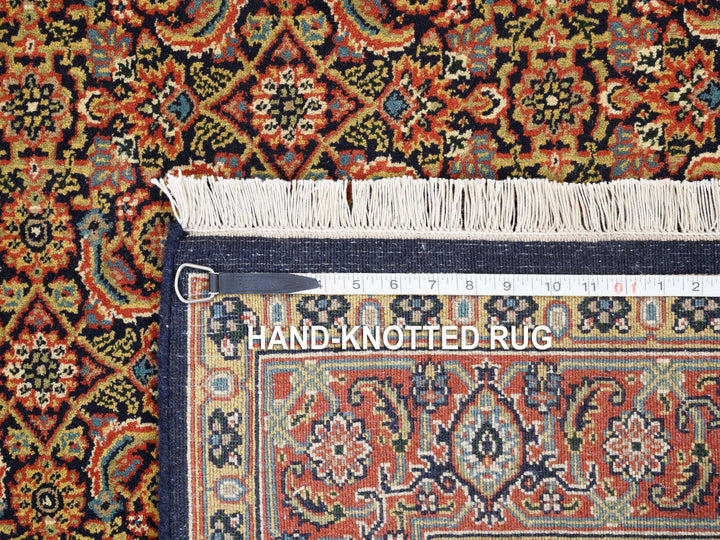 4'2" x 6'3" New Hand Knotted Black Wool Rectangle Oriental Rug - MOA10262978