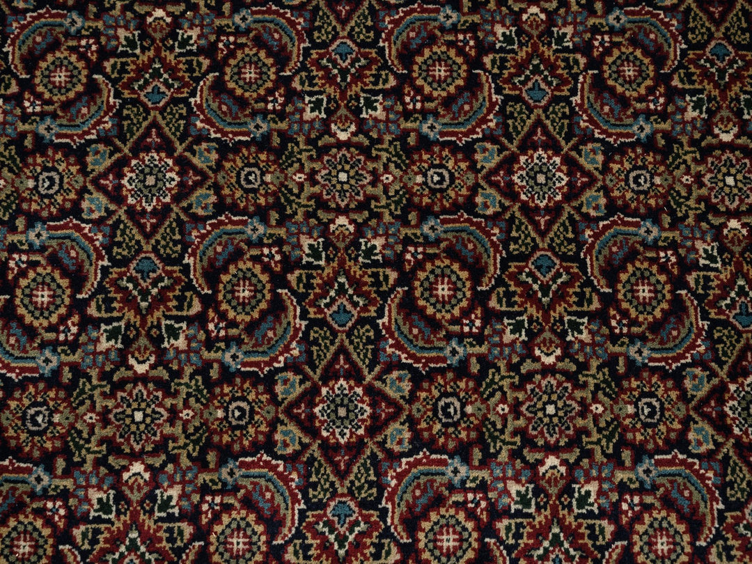 5'2" x 7'4" New Hand Knotted Black Wool Rectangle Oriental Rug - MOA10262995