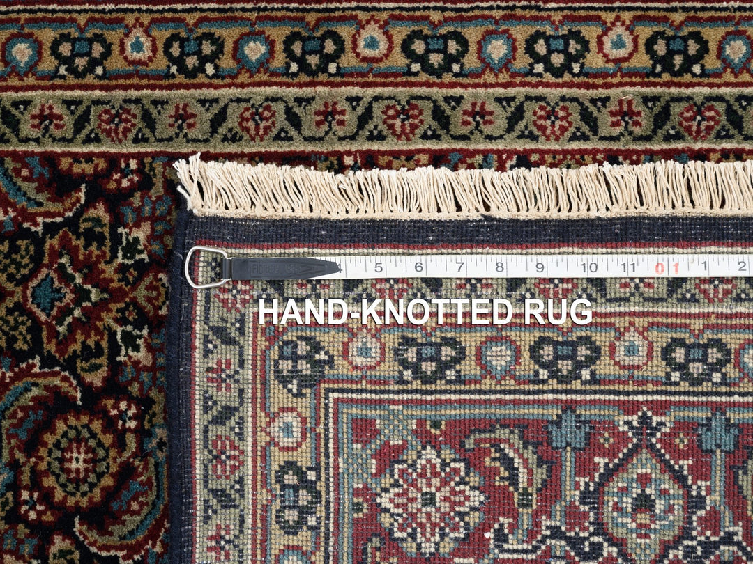 5'2" x 7'4" New Hand Knotted Black Wool Rectangle Oriental Rug - MOA10262995