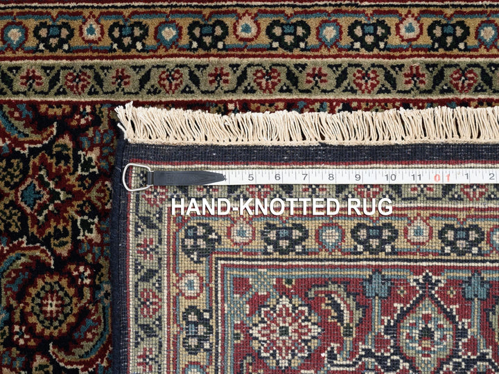 5'2" x 7'4" New Hand Knotted Black Wool Rectangle Oriental Rug - MOA10262995